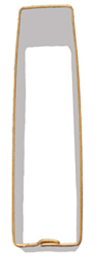 LETTER I COOKIE CUTTER