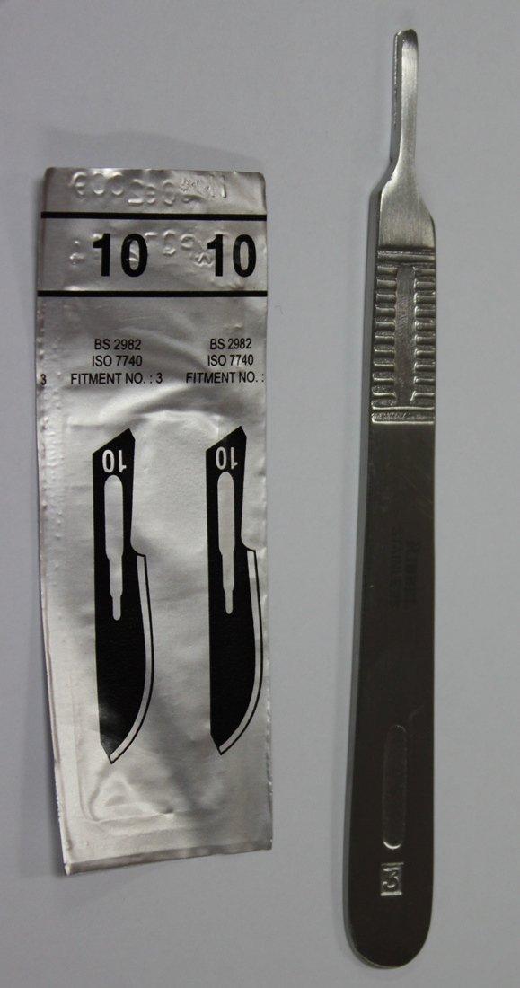 Scalpel Blade STRAIGHT EDGE - Carbon Steel - Cake Decorating Central