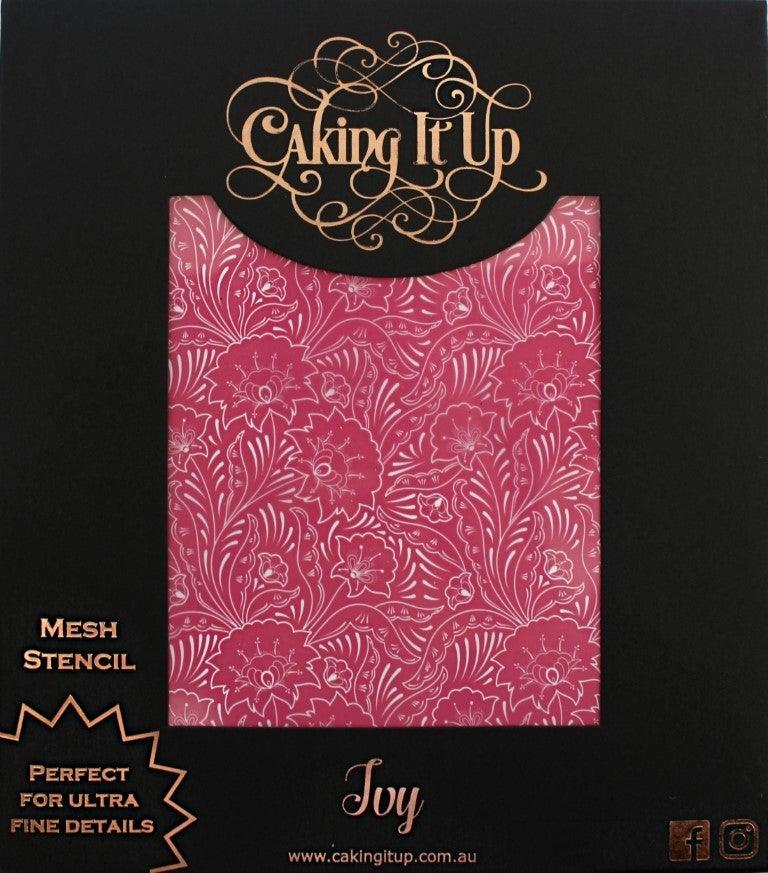 Caking It Up IVY Mesh Cake Stencil NEW - Cake Decorating Central