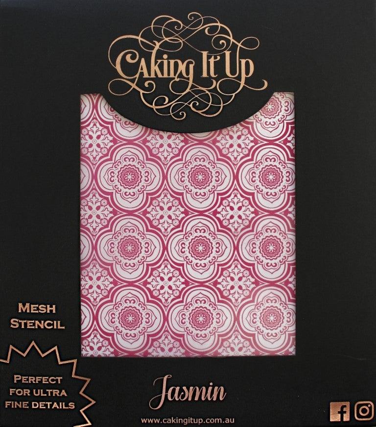 Caking It Up JASMIN Mesh Cake Stencil NEW - Cake Decorating Central