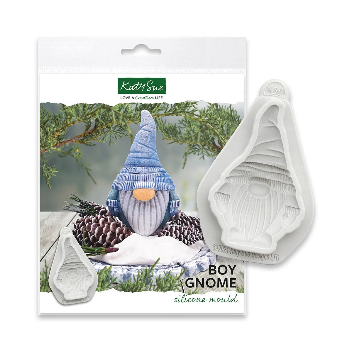 Katy Sue BOY GNOME Silicone Mould