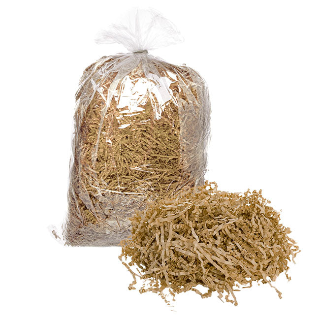 SHREDDED CRINKLE CUT PAPER BROWN KRAFT 100G