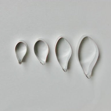 LEAVES SMALL 4pce fondant cutter set