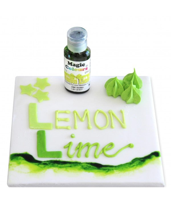 Magic Colours Pro Lemon Lime 32g - Cake Decorating Central