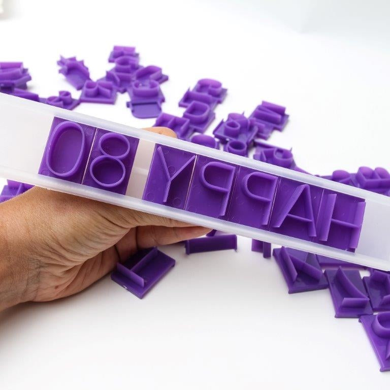 Letters & Numbers Press Set (88 Pieces) - Cake Decorating Central