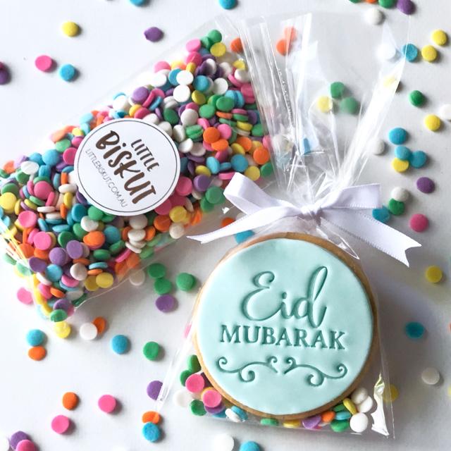 EID MUBARAK 40MM COOKIE EMBOSSER by Little Biskut - Cake Decorating Central