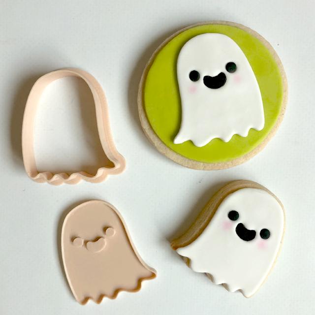 GHOST CUTTER + EMBOSSER SET by Little Biskut - Cake Decorating Central