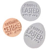 HAPPY EASTER LOVE 60MM EMBOSSER by Little Biskut - Cake Decorating Central