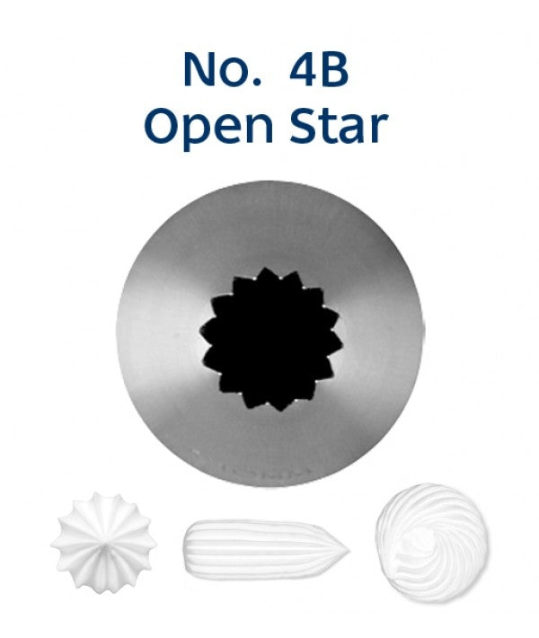 Piping Tip 4B Open Star
