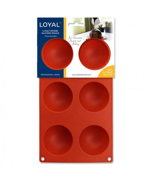6 Half Sphere Silicone Mould