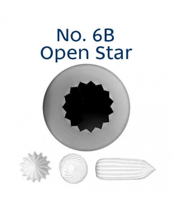 Piping Tip 6B Open Star