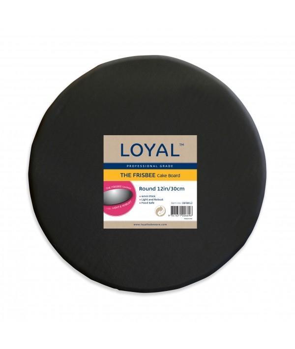 ROUND 12 INCH BLACK FRISBEE BOARD - Cake Decorating Central