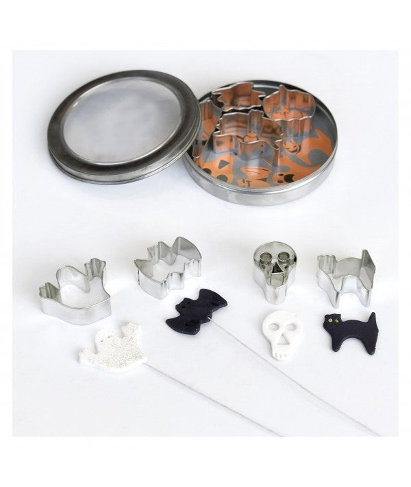 Ghosts & Witches Fondant Cutter Set 8 Piece