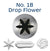 Loyal Piping Tip 1B DROP FLOWER - Cake Decorating Central