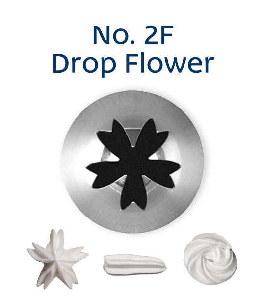 Loyal Piping Tip 2F DROP FLOWER - Cake Decorating Central