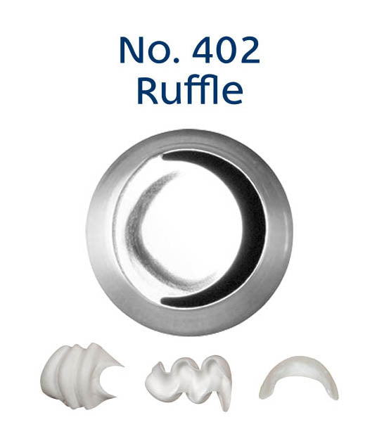 Loyal Piping Tip 402 RUFFLE - Cake Decorating Central