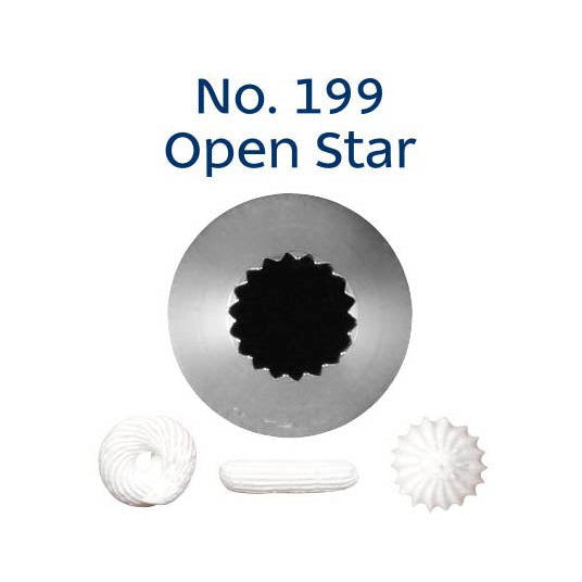 Loyal Piping Tip 199 OPEN STAR - Cake Decorating Central