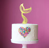 MERMAID TAIL GOLD Metal Cake Topper - Cake Decorating Central