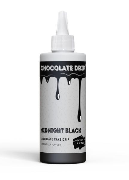 Chocolate Drip MIDNIGHT BLACK 125G - Cake Decorating Central