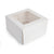 Mondo White Window 4 Cupcake Box - Cake Decorating Central