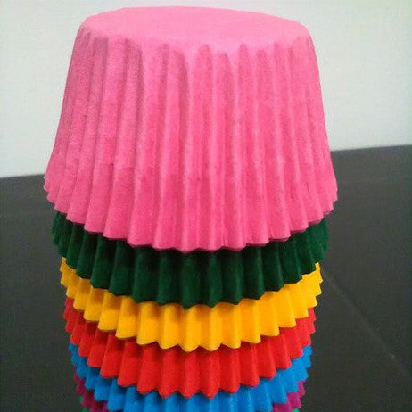 Multicolour Mini Cupcake Papers 500pk