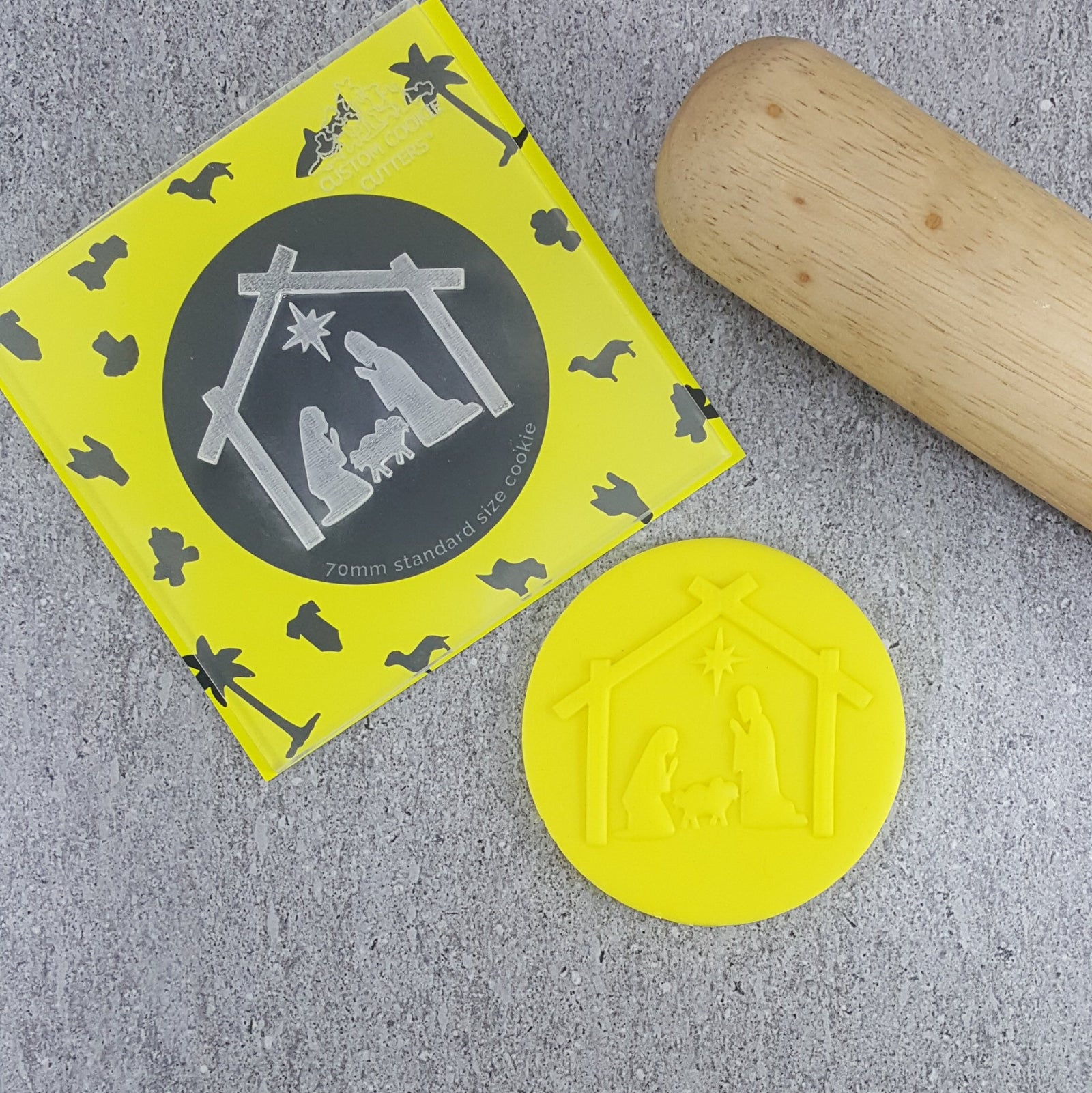 Nativity Scene Debosser