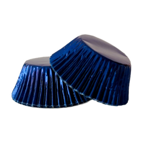 NAVY BLUE Foil Muffin Papers 500pk