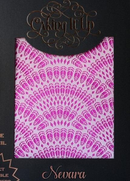 Caking It Up NEVARA Cake Stencil - Cake Decorating Central