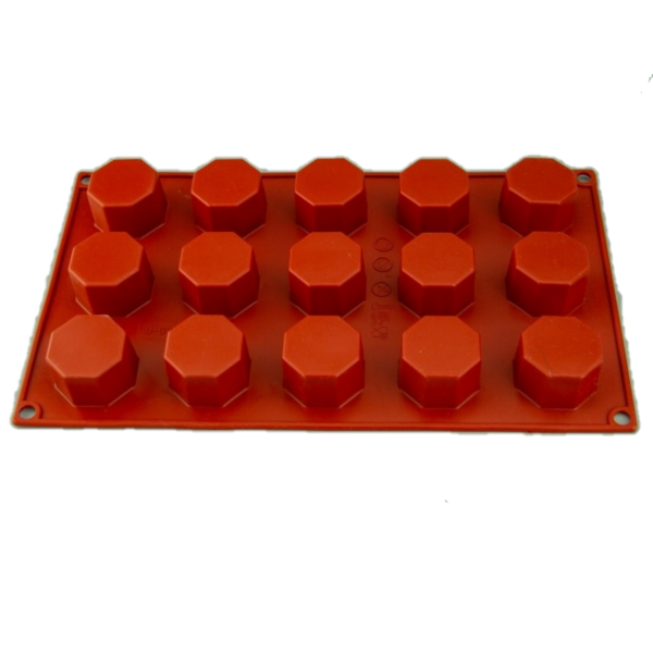 OCTAGON chocolate mould 15 cavity