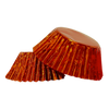 ORANGE Foil Muffin Papers 50pk