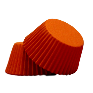 ORANGE Mini Cupcake Papers 50pk