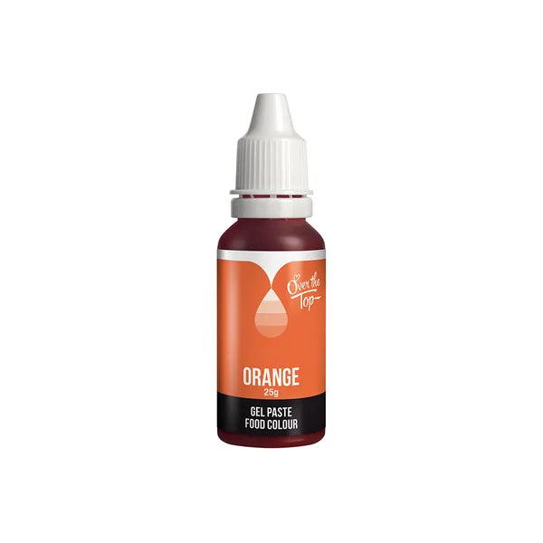 Over The Top ORANGE Food Gel Colour 25g