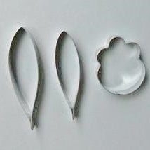 ORCHIDS SMALL 3pce fondant cutter set