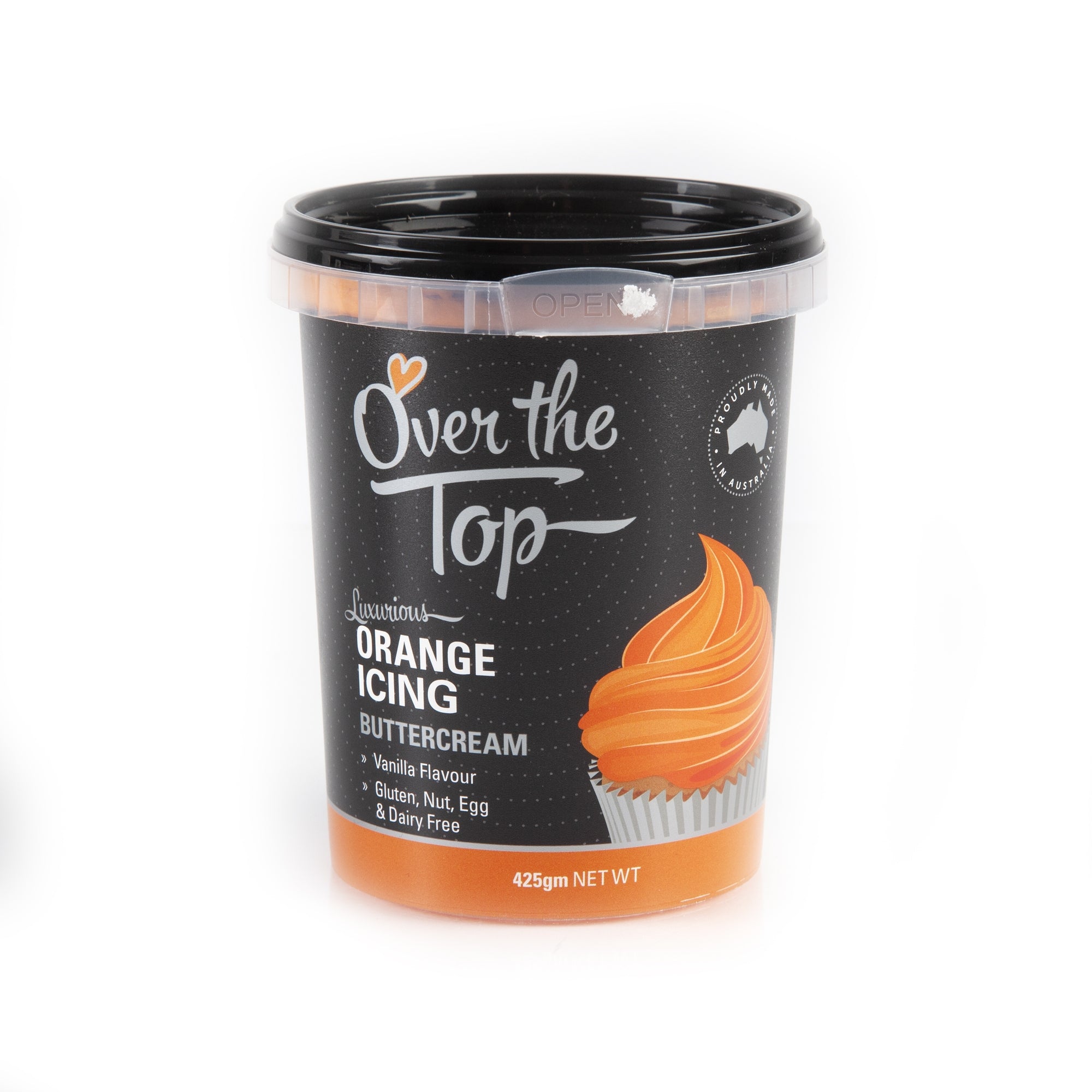 Over The Top Orange Buttercream 425g