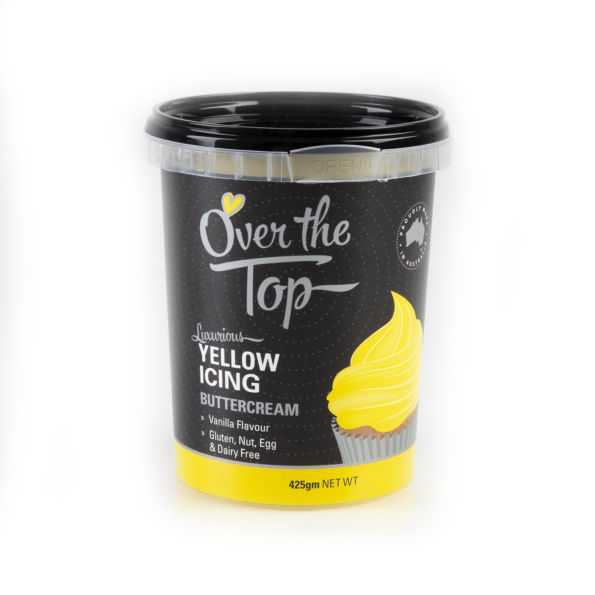 Over The Top Yellow Buttercream 425g