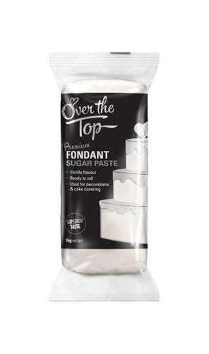 OVER THE TOP WHITE 1KG PREMIUM FONDANT - Cake Decorating Central