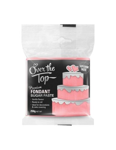 OVER THE TOP ROSE PINK 250G PREMIUM FONDANT - Cake Decorating Central