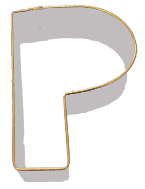LETTER P COOKIE CUTTER