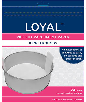 Loyal Pre-cut Parchment Rounds 8in