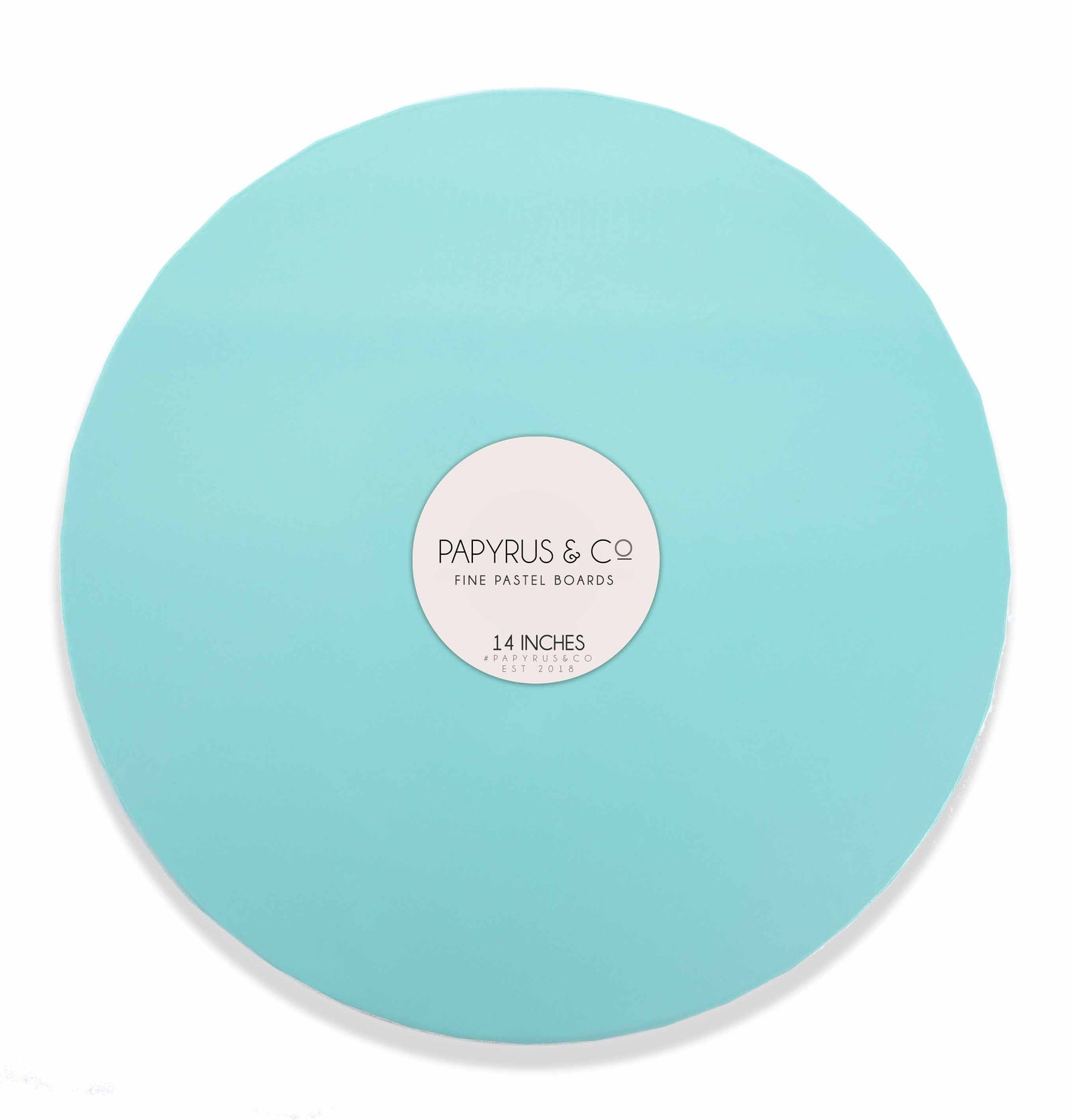 ROUND 14 INCH PASTEL BLUE MDF CAKE BOARD