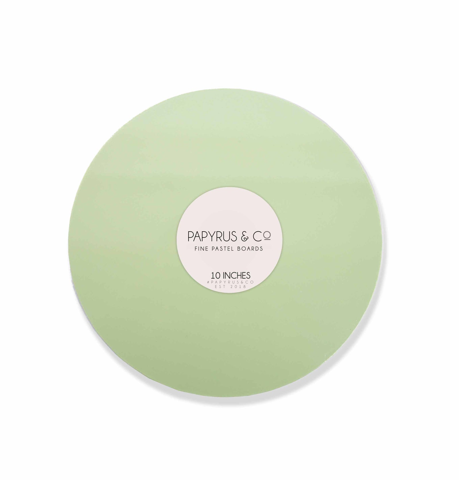ROUND 10 INCH PASTEL GREEN MDF CAKE BOARD