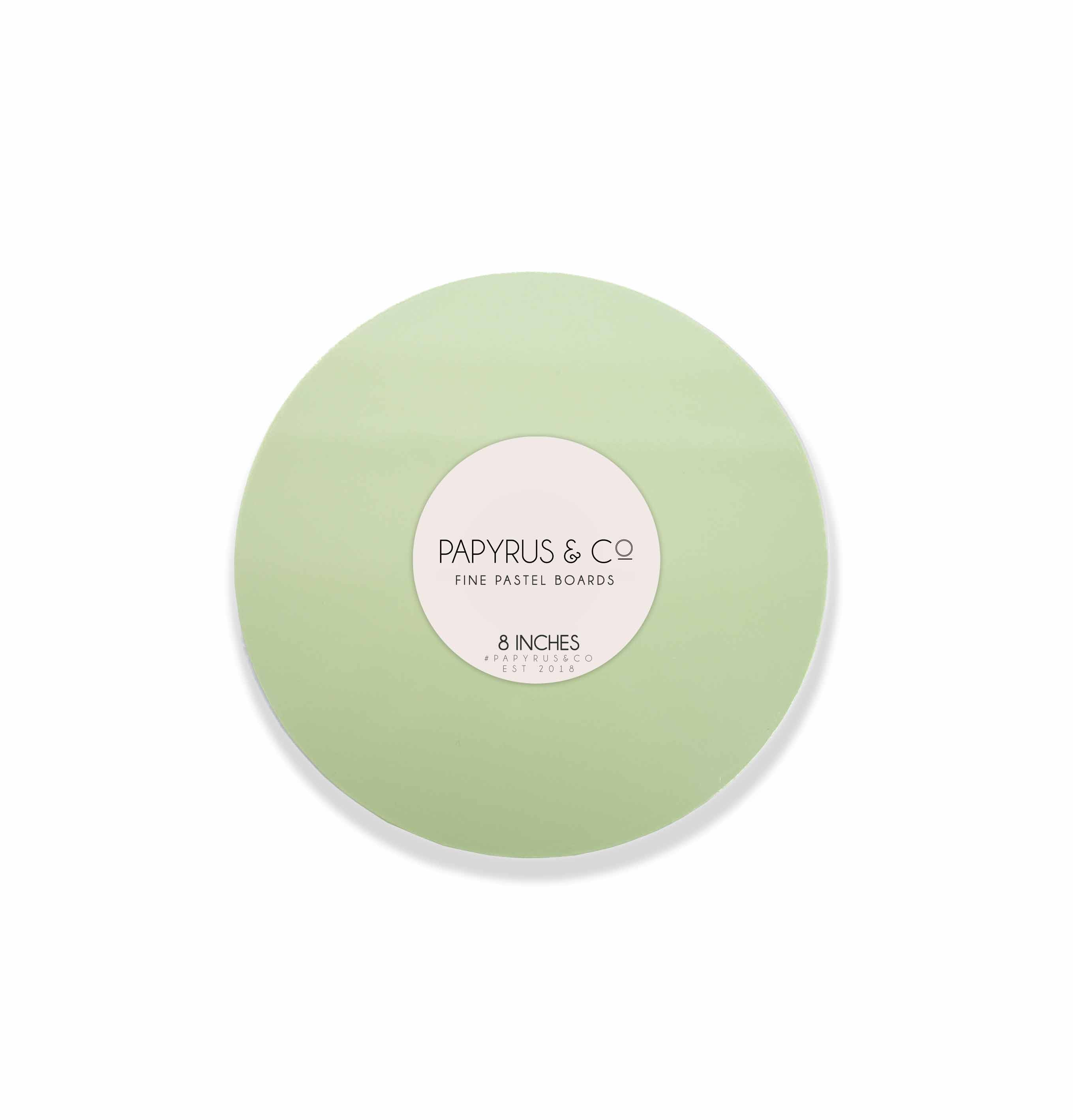 Round 8inch Pastel Green Cake Board