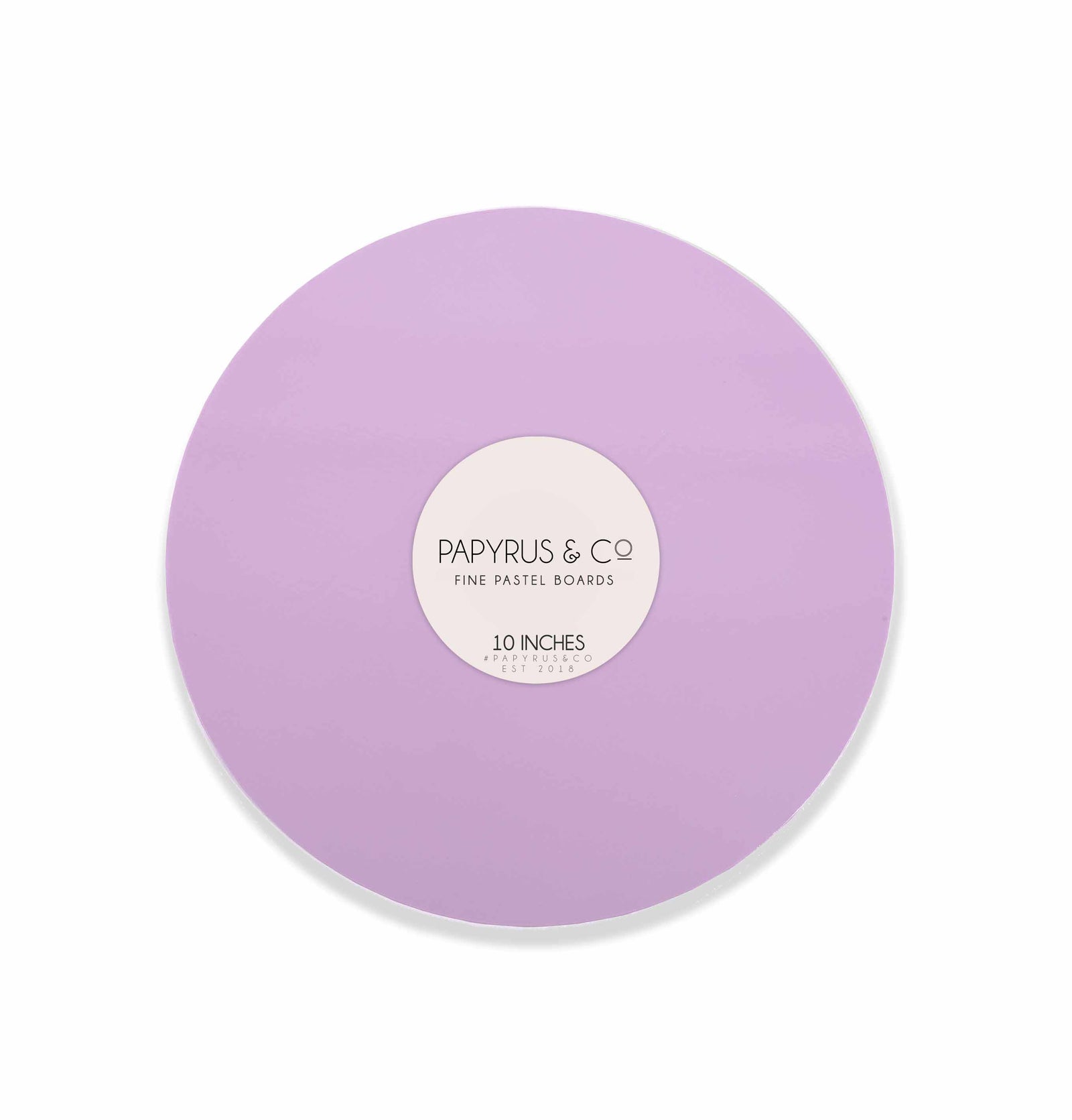 ROUND 10 INCH PASTEL LILAC MDF CAKE BOARD