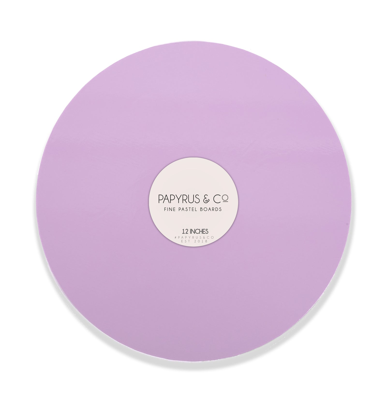ROUND 12 INCH PASTEL LILAC MDF CAKE BOARD