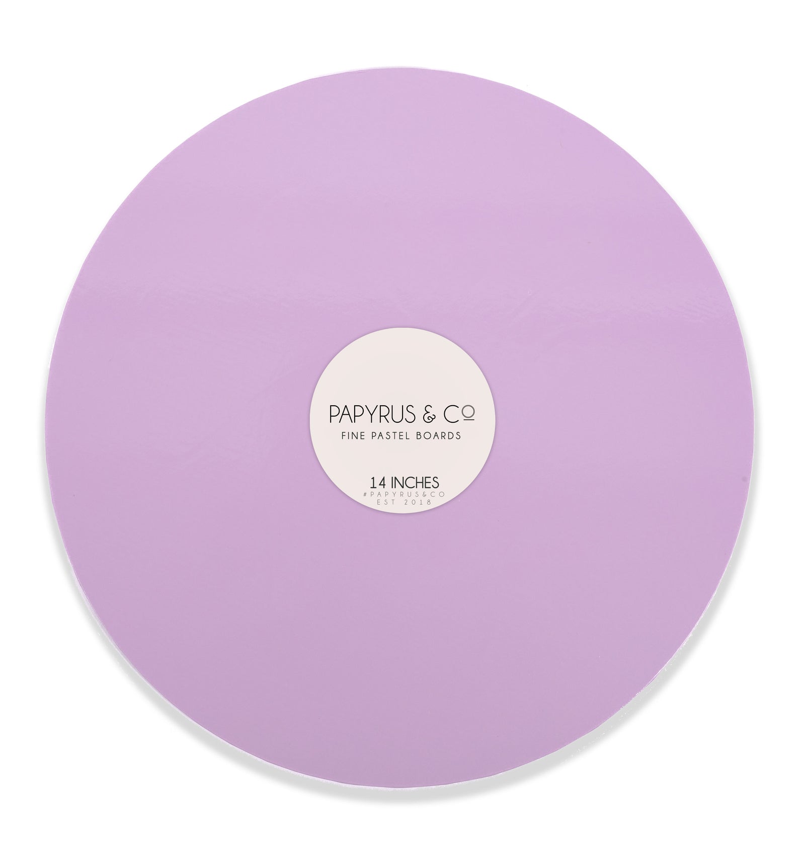 ROUND 14 INCH PASTEL LILAC MDF CAKE BOARD