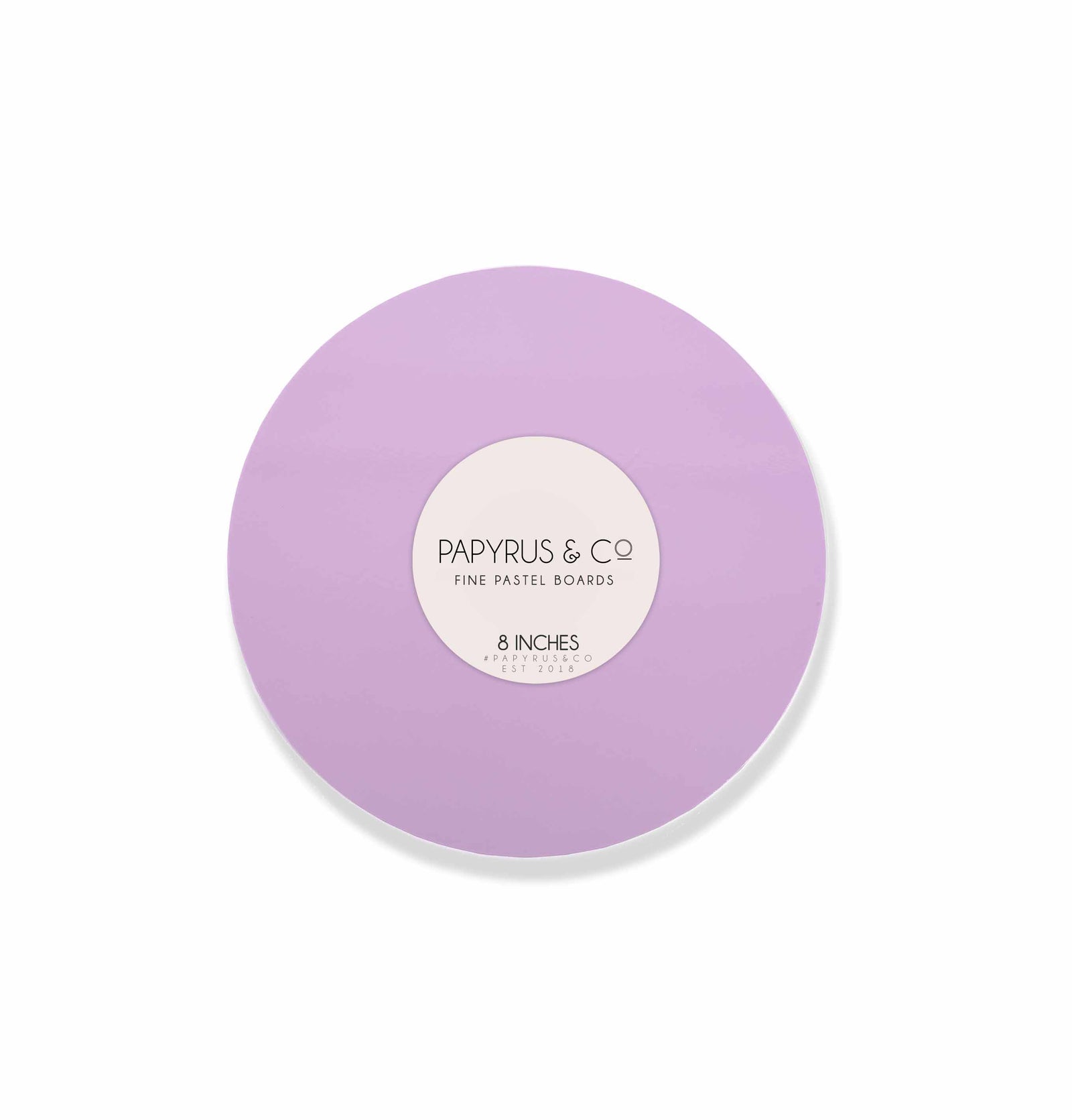 ROUND 8 INCH PASTEL LILAC MDF CAKE BOARD