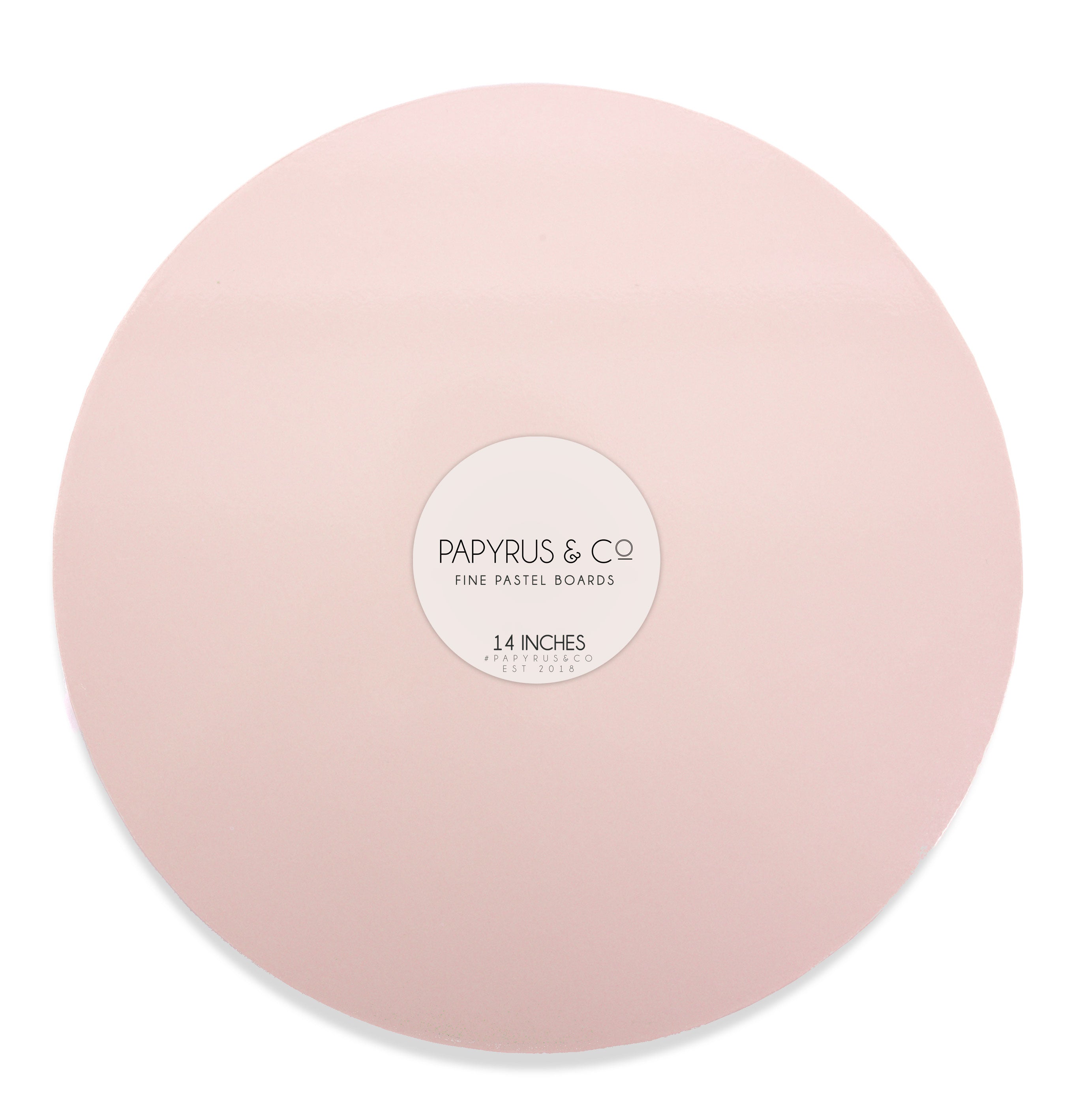 Round 14inch Pastel Pink Cake Board