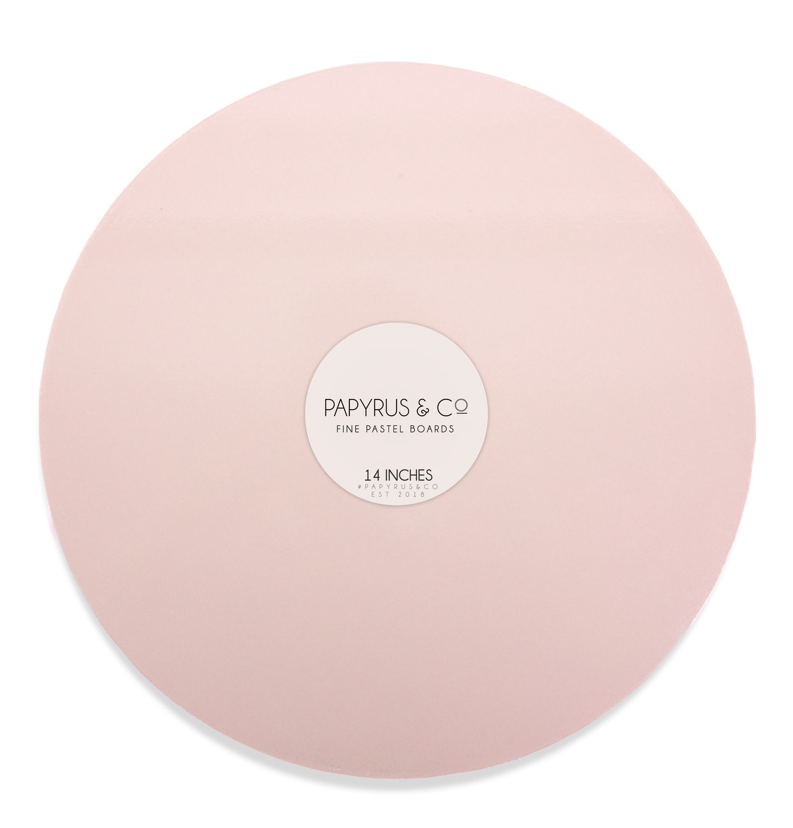 ROUND 14 INCH PASTEL PINK MDF CAKE BOARD