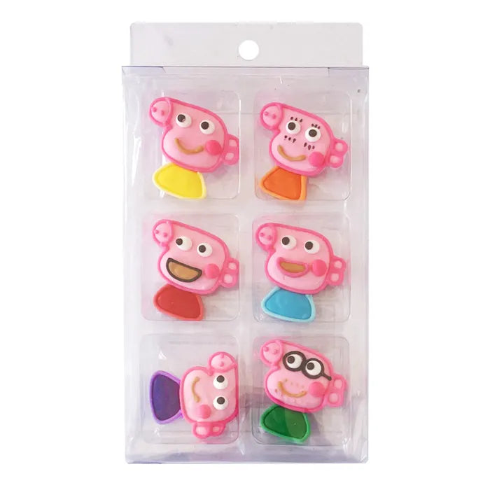 Sugar Decorations PEPPA PIG 6 PIECE