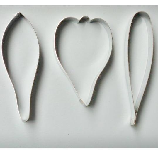 PERUVIAN LILY 3pce fondant cutter set - Cake Decorating Central